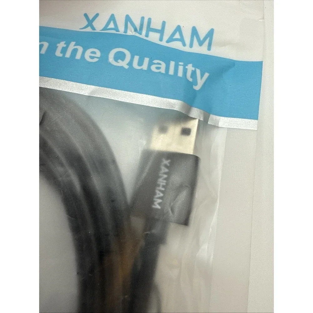 XANHAM USB 2.0 A to B male to male black 9 feet